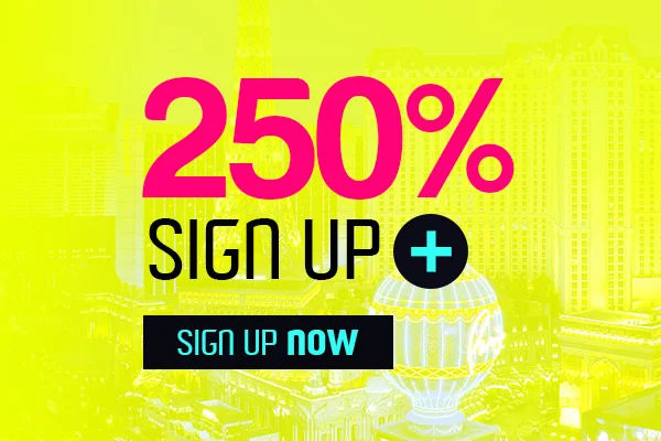 Wild Vegas Casino welcome bonus banner